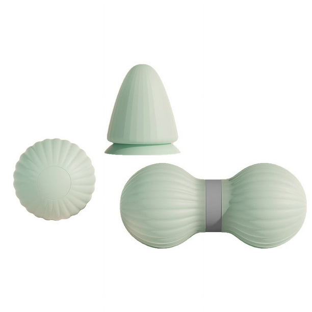 Bola de silicona para fascia, bola de maní, bola de masaje de adsorción para relajación muscular, ejercicio de cintura y espalda plantar