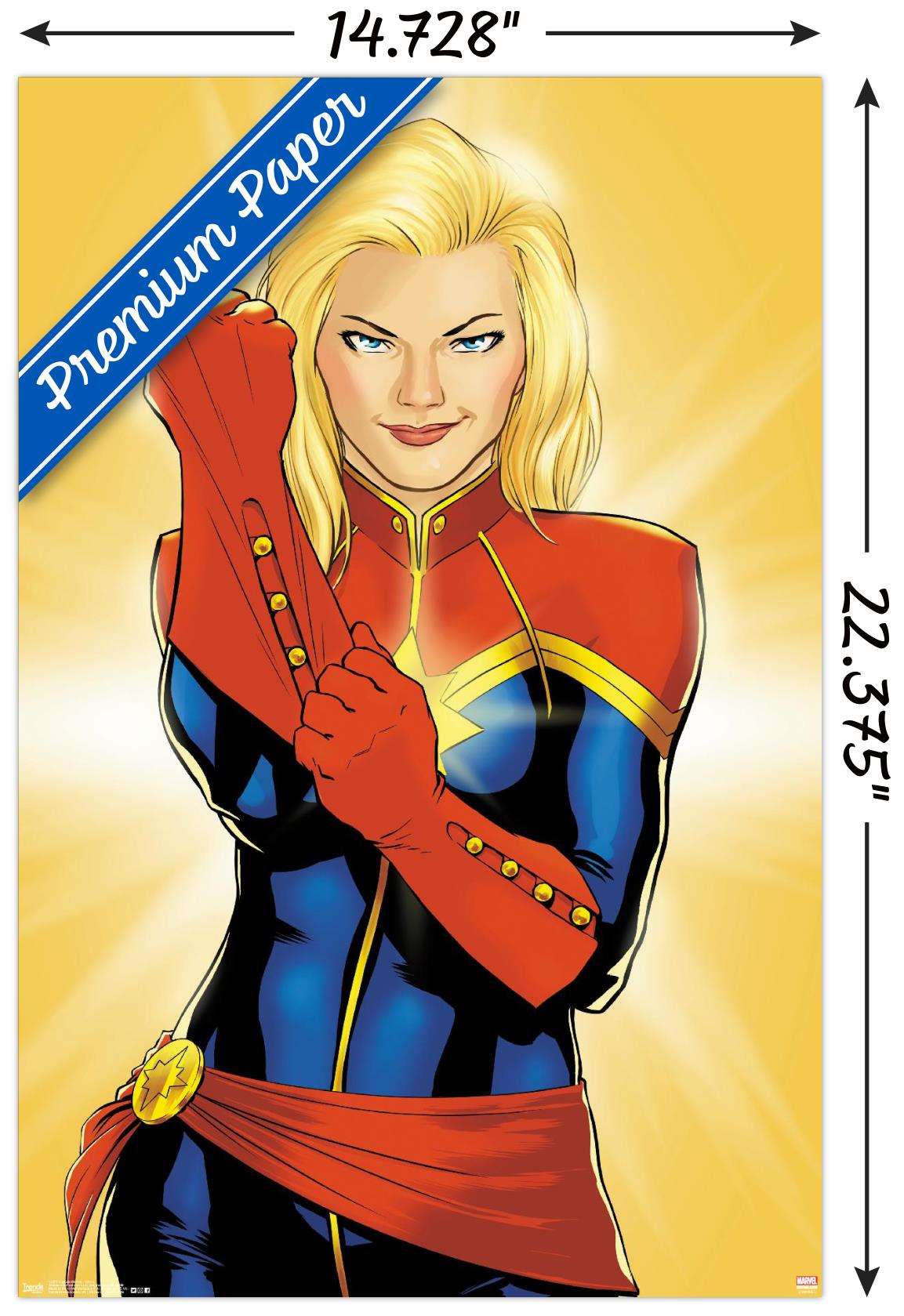 Marvel Cinematic Universe - Captain Marvel - Glove Wall Poster, 14.725" x 22.375"