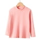 thumbnail image 3 of Blusas y camisas de manga larga con cuello redondo para niños, camisetas deportivas informales de manga larga con cuello alto de color liso para niños, top de poliéster para niños, 3 of 4