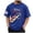 Blue, variant on 250 Years America Shirt Men Patriotic Short Sleeve USA Tees Shirts Happy Birthday America Tee Red XL