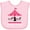AD-Pink, variant on Inktastic 1st Birthday Party Carousel Horse Girls Baby Bib