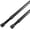 Black-2 Pack, variant on 2 Pack Adjustable Tension Curtain Rods 5/8" Black, Extendable 18-30 Inch, Spring Loaded Tension Bars for Windows, Closets, RV Use