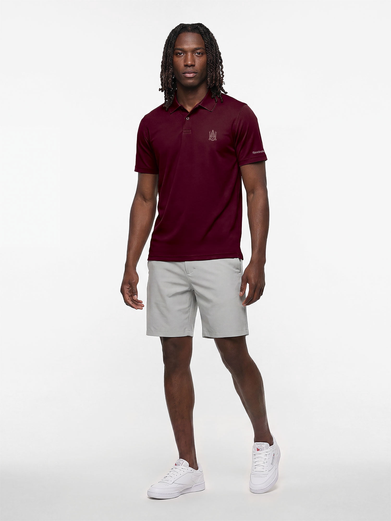 Alabama A&M Bulldogs Reebok Mens Short Sleeve Polo Shirt