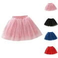 thumbnail image 7 of KAUOD Girls Sequins Tutu Skirts Mesh Tulle Sparkle Pleated Princess Skirts Toddler Ballet Dance Party Short Dress Clothes, 7 of 7