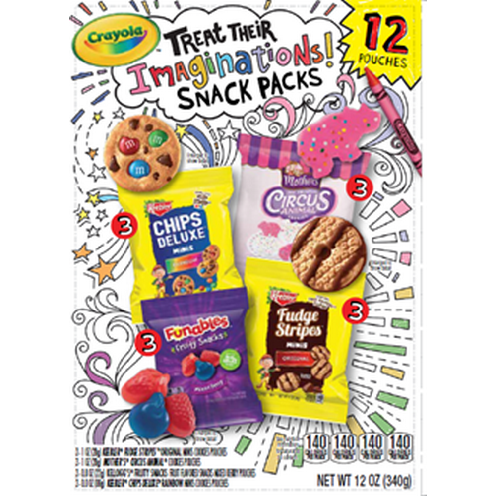 Back To School Keebler Sweet Treats Caddy Pack, (Chips Deluxe, Funables