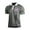Gray, variant on Yiaimeir Men's Three Button Printed Lapel Short Sleeve T-Shirt Top Streetwear,Size M-3XL