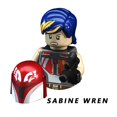 thumbnail image 1 of WM6094 bloques de construcción WM916-A Paz XP400 PG640 PG641 PG642 X1533 Vizla Bo-Katan Sabine Wren figura de ladrillos Tan Jianjun unisex, 1 of 2