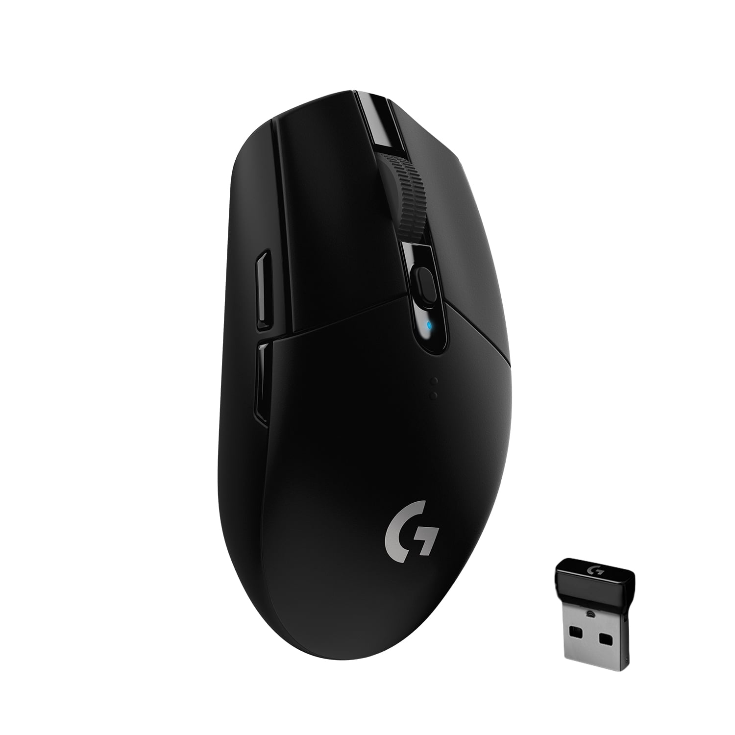 fintælling Videnskab aldrig Logitech G305 LIGHTSPEED Wireless Gaming Mouse, HERO Sensor, 12,000 DPI,  Lightweight, 6 Programmable Buttons, 250h Battery, On-Board Memory,  Compatible with PC, Mac, Black - Walmart.com