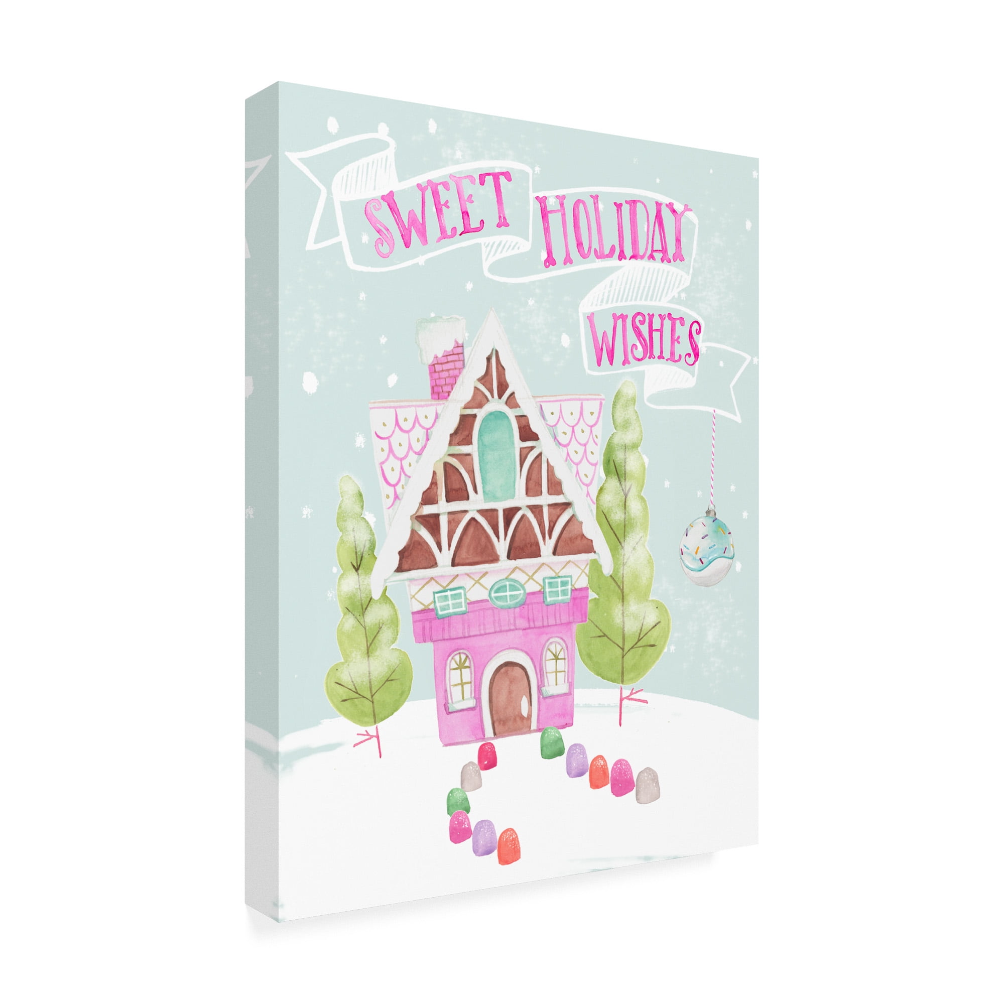Trademark Fine Art 'Candy Christmas I' Canvas Art by Jennifer Paxton Parker