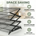 thumbnail image 6 of Stackable Cooling Rack 4-Tier Design for Drying Cooking Baking Essentials, 6 of 8
