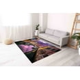 thumbnail image 3 of Cool Rugs, Landscape Rugs, Bedroom Rugs, Purple Rug, Salon Rug, Modern Rug, Travel Rugs, Kitchen Rug, Modern Rug 3D Printeds Rugs, 2.6'x4' - 80x120 cm, 3 of 8