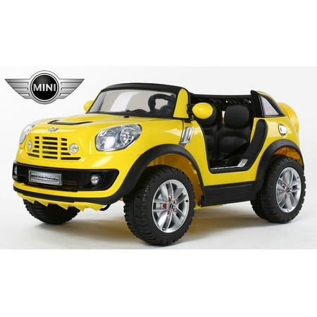 Limited Editiom 2 Seats Convertible Cooper 12v Ride On Car Toy For Limited Editiom 2 Seats Convertible Cooper 12v Ride On Car Toy For Kids With Remote Control Music Lights Leather Seat