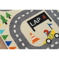 thumbnail image 2 of Playtime Racetack Rug, Ivory, 2 of 4