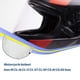 thumbnail image 3 of Casco CUBIERTA CARA DE CARA AJUSTABLE PROTECTOR DE CABEZA A prueba de niebla Reemplazo para CL-16 CL-17 CL-ST CL-SP CS-R1 CS-R2 Transparente Yuarrent VI012685-01, 3 of 6