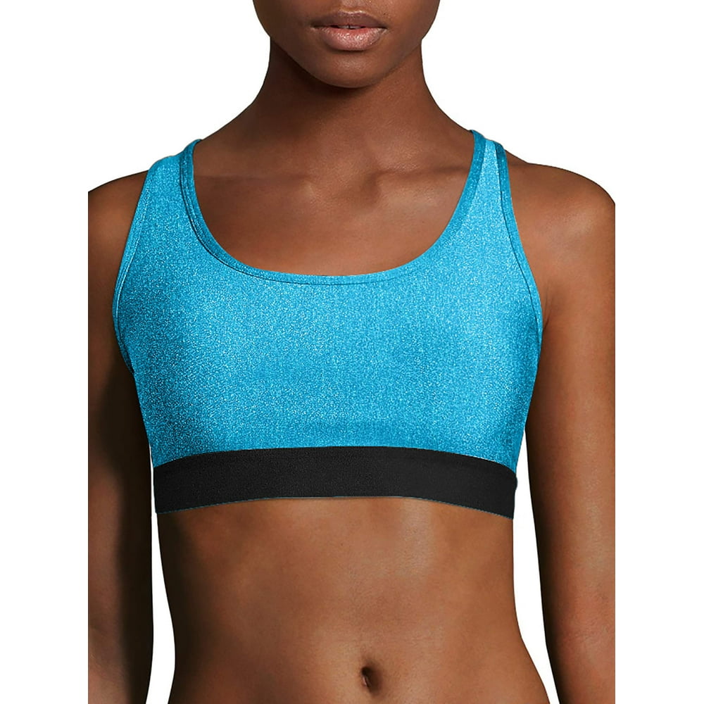 Hanes Hanes Sport Women's Racerback Compression Sports Bra Walmart
