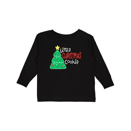 

Inktastic Little Christmas Cookie Design with Christmas Tree Gift Toddler Boy or Toddler Girl Long Sleeve T-Shirt
