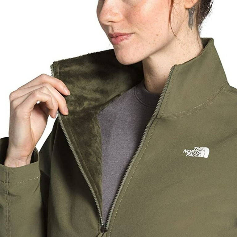 Olive green north face jacket womens 2025