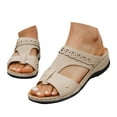 thumbnail image 3 of MKLEKYY Sandalias de Playa para Mujer, Sandalias de Tacón Bajo Con Suela Gruesa, Sandalias de Playa Con Boca de Pez y Suela Gruesa Hueca, 3 of 5