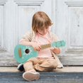 thumbnail image 5 of Pidoko Kids Musical Ukulele, Wooden, Mint Blue, 4 Strings, Educational Toy for Toddlers, 5 of 6