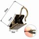 thumbnail image 2 of 20 curtain clips with hook - Antique brass, 2 of 4