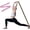Light Pink, variant on Fitness Resistance Band for Stretching and Yoga, Number Stretch Resistance Band with Clear Markings, 8-Section Elastic Training Bands