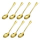 thumbnail image 1 of 7uds Inoxidable Acero Concha Forma Café Cuchara Vajilla Postre Cucharas Revolver Mezclar Cuchara para Té Café Pastel Azúcar, 5 Pulgada Oro, 1 of 7
