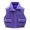 Purple, variant on KAUOD Boys Cargo Puffer Vest Zip up Collar Winter Padded Sleeveless Jackets Kids Toddler Snap Button Pockets down Outwear