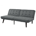 thumbnail image 6 of Homy Casa 63" Convertible Futon Sofa Bed, Adjustable Backrest Sleeper Sofa for Living Room, 6 of 9
