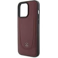 thumbnail image 4 of Mercedes Benz Leather Case Star Logo Case for iPhone 15 Pro Max 6.7" Wine Red, 4 of 5
