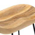 thumbnail image 5 of vidaXL Gavin Bar Stools 2 pcs Solid Mango Wood, 5 of 5
