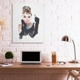 thumbnail image 2 of Stupell Industries Breakfast at Bubblegum Famous Fashion Icon Portrait Canvas Wall Art Design by Ziwei Li, 2 of 6