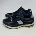 thumbnail image 4 of New Balance 2002R Raincloud Sneakers Mens 9.5 Eclipse Navy Blue Suede Shoes, 4 of 5
