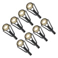 thumbnail image 1 of Unique Bargains Kit de Réparation d'Embout de Canne à Pêche en Acier Inoxydable 2,6 mm, Guide d'Anneau de Canne de Remplacement, Doré, Lot de 8, 1 of 5