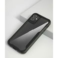 thumbnail image 3 of AMZER Ultra Hybrid Slim Case for iPhone 12 Pro Max with Transparent Hard Back, ShockProof Bumper - Clear, 3 of 5