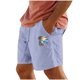 thumbnail image 1 of Pantalones Cortos para Hombre Cintura Elástica con Bolsillos Color Sólido Casual Cordón Suelto Pantalones Cortos de Ejercicio, 1 of 4
