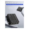thumbnail image 3 of 2X Répéteur POE Gigabit 4 Ports 100/1000Mbps 90W 1 Po 4 Sorties Réseau Rail DIN VLAN pour 48V POE, 3 of 9