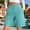 A1 Light Green, variant on Summer Jorts for Women Gauze Shorts with Pockets Beach Vacation Shorts Pockets Elastic Waist Hiking Short High Waisted Wide Leg Shorts with Pockets Summer Linen Shorts Green L