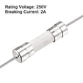 thumbnail image 3 of Unique Bargains Slow Blow Fuse Time Delay Lead Wire Ceramic Fuses 5mm x 20mm 250V T2A, 5Pcs, 3 of 5
