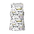 thumbnail image 4 of Fotbe Dachshund Dog Puppy Pattern Men's Quick Dry Workout Tank Top Gym Muscle Tee Fitness Bodybuilding Sleeveless T Shirt Breathable Workout Shirt-3X-Large, 4 of 9