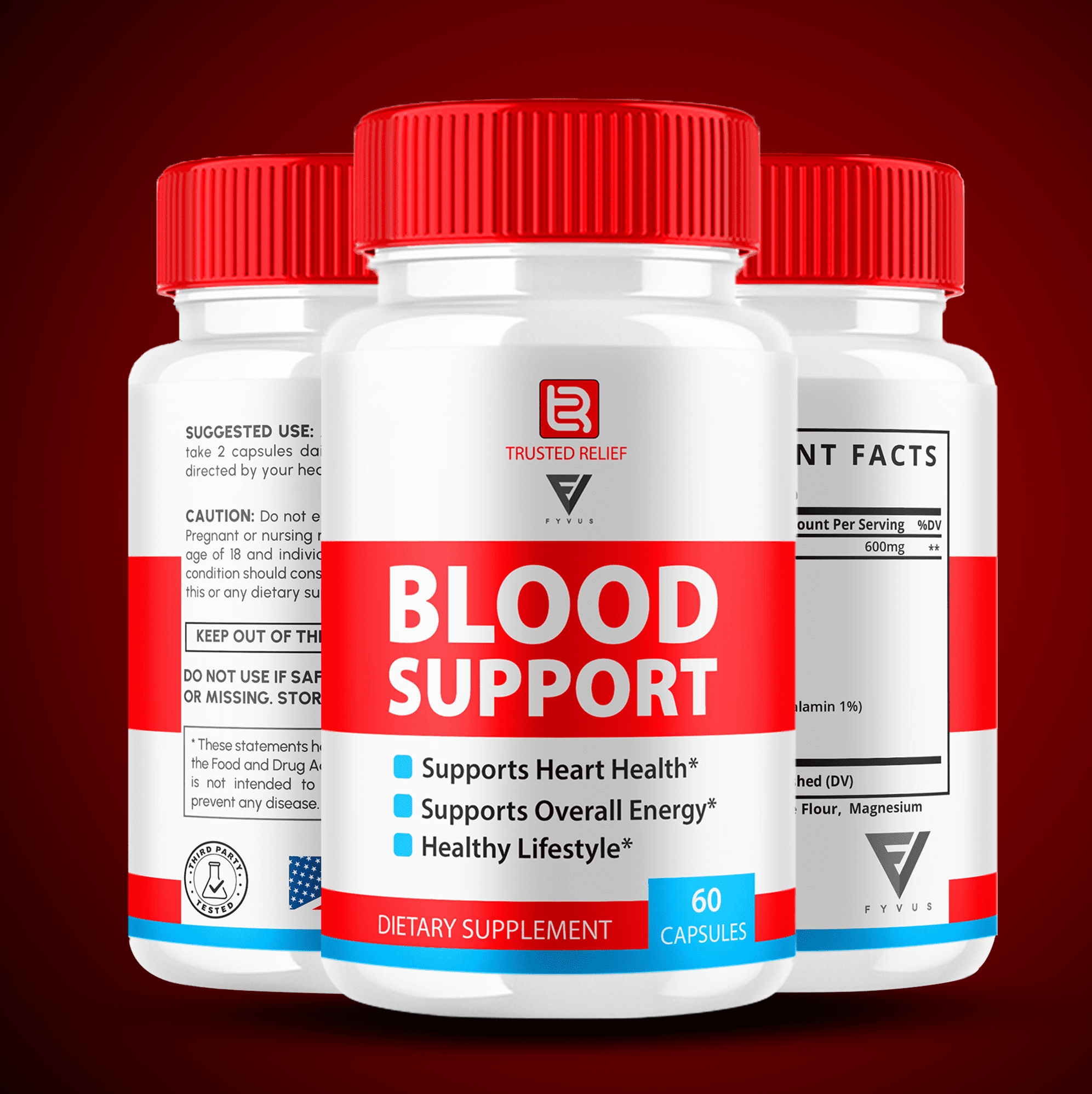 Trusted Relief Pills, Trusted Relief Capsules for Overall Wellness and Glycogen Support (60 Capsules)
