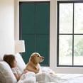 thumbnail image 2 of Solid Color Window Privacy Film Deep Green Decorative Glass Window Film UV Blocking Static Cling Non-Adhesive Sticker Covering for Home Door 23.6 x 59 inches, 2 of 8