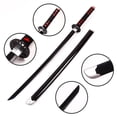 thumbnail image 5 of 74cm Devil Hunter Kochou Shinobu Cosplay espada arma Anime Ninja cuchillo madera Katana Prop, 5 of 5