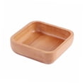 thumbnail image 4 of GOOHOCHY Home Kitchen Creative Salad Bowl Square Fruit Bowl Chocolate Functional Design for 1Set, 4 of 8