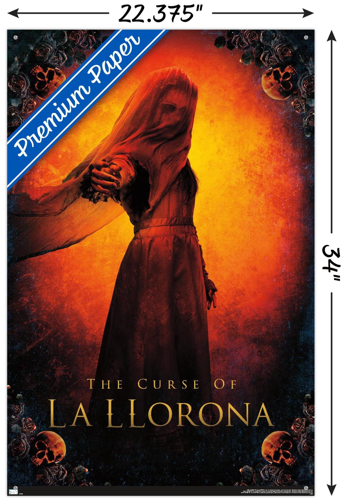 The Curse of La Llorona - Reach Wall Poster with Pushpins, 22.375" x 34"