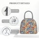 thumbnail image 4 of Fotbe Set Of Travel Vintage Bolsa de Almuerzo con Estampado, Lonchera Aislada, Contenedor de Comida Reutilizable Tipo Cooler a Prueba de Fugas, 4 of 6