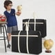 thumbnail image 4 of Bolsa de transporte de gran capacidad - Bolsa de viaje no tejida de 90x48x28cm para mudanzas, colchas y ropa, organizadora portátil con asas, 4 of 4