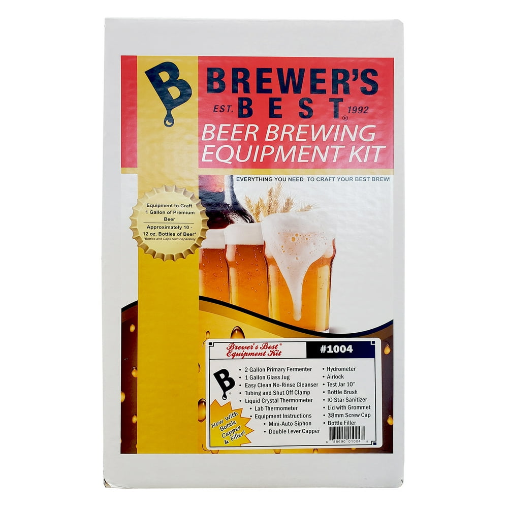 Strange Brew One Gallon HomeBrew Beer Making Equipment Kit Walmart