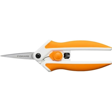 Fiskars FSK1069767 5 in. Micro Tip Scissor, Orange & White