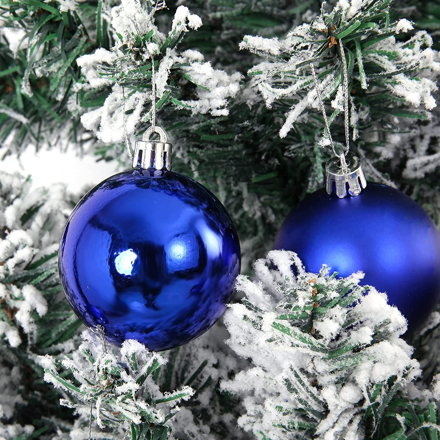 1 Pack Shatterproof Stemless Plastic Xmas Ball Home Tree Decor DIY Baubles Hot 