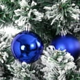 thumbnail image 3 of Visland 24PCS Christmas Balls Ornaments for Xmas Christmas Tree - 3 Style Shatterproof Christmas Tree Decorations Hanging Ball for Holiday Wedding Party Decor, 3 of 4